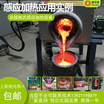 Intermediate frequency furnace melting furnace High frequency induction furnace melting furnace Gold silver copper and aluminum furnace Small metal melting iron furnace Gold melting machine