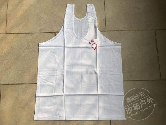 Vintage cotton white vest Memories of the older generation Undershirt knitted vest