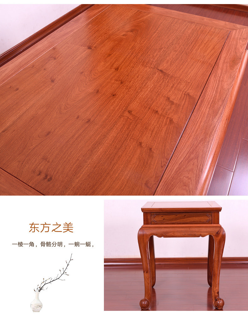 товар из китая Красное дерево мебель Мьянма груша дерево сандаловое дерево резьба диван восемь частей набор китайский мин и Цин антикварная гостиная мебель из цельного дерева Sunrise Villa Court