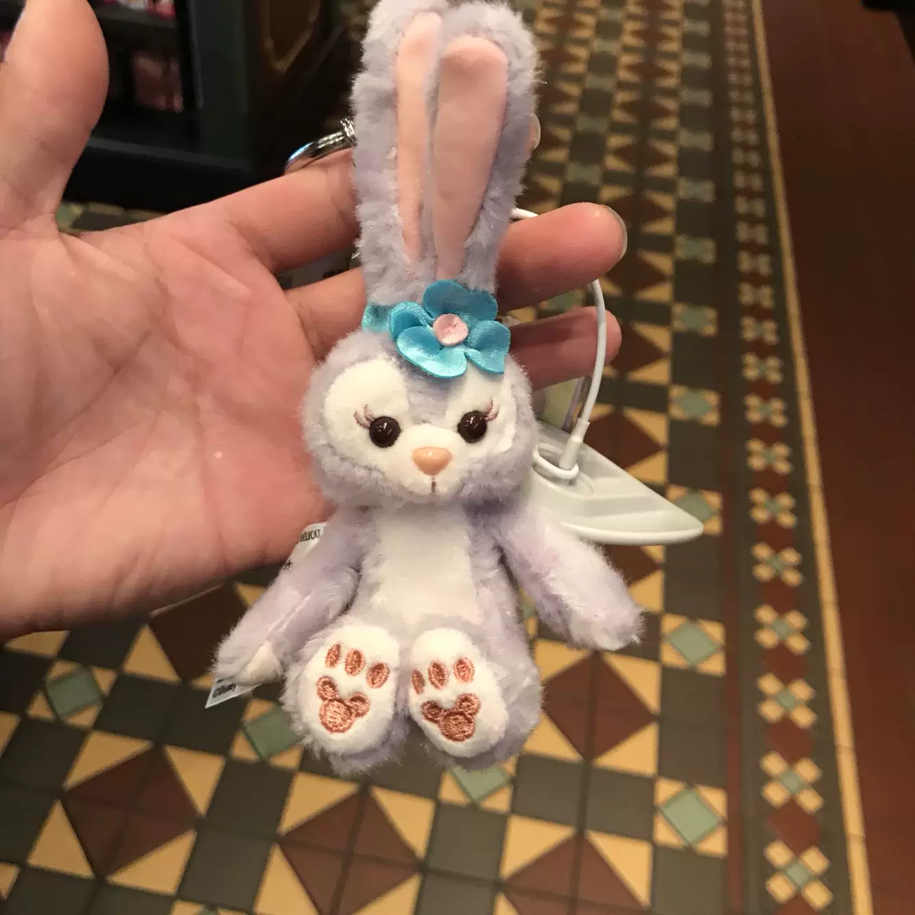 Disney, navy bag, pendant, keychain