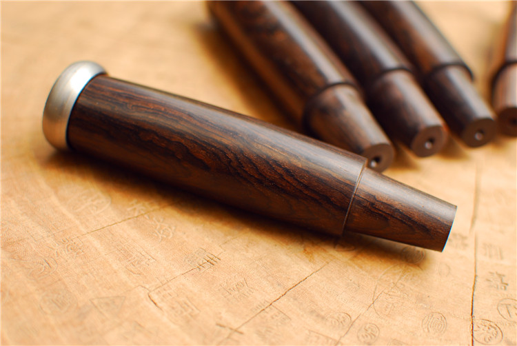 Purple sandalwood ebony chisel handle woodworking special wood carving knife handle polished solid professional tool