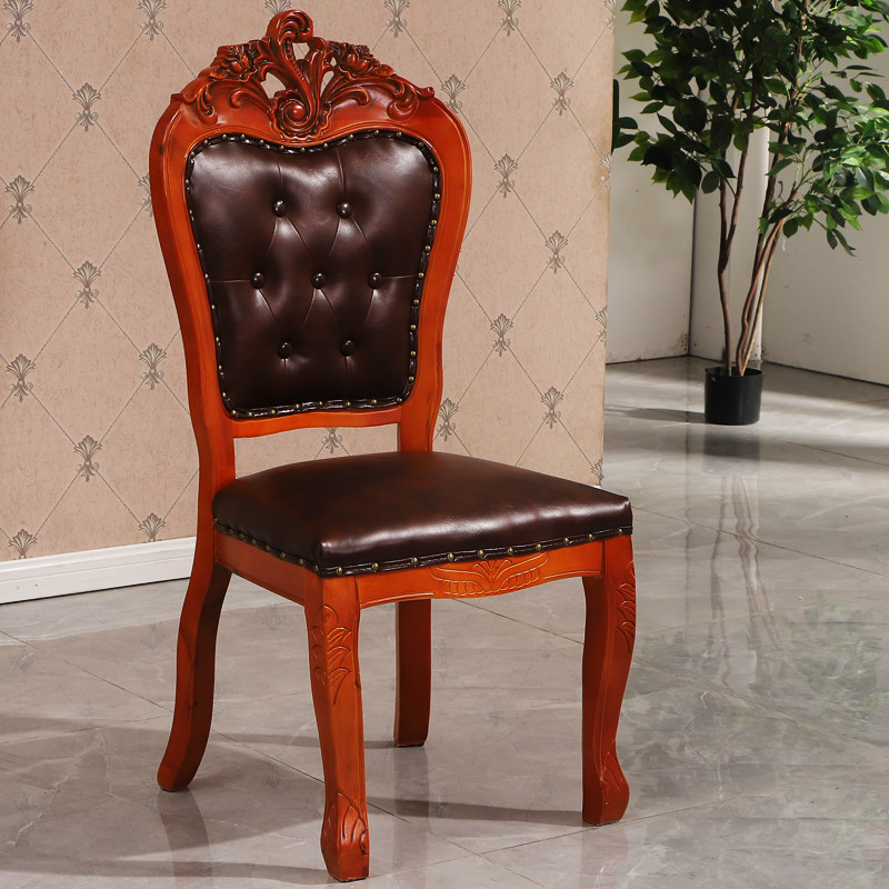 Hotel banquet chair Full solid wood dining chair Fancy Chair Leaning back chair VIP Chair General Chair Hotel Bag Room chair