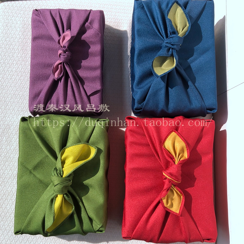 Day-style pure color Mid-Autumn Festival gift box wrapping towels wedding companion bridesmaids bridesmaid gift boxes full of age and wind luge