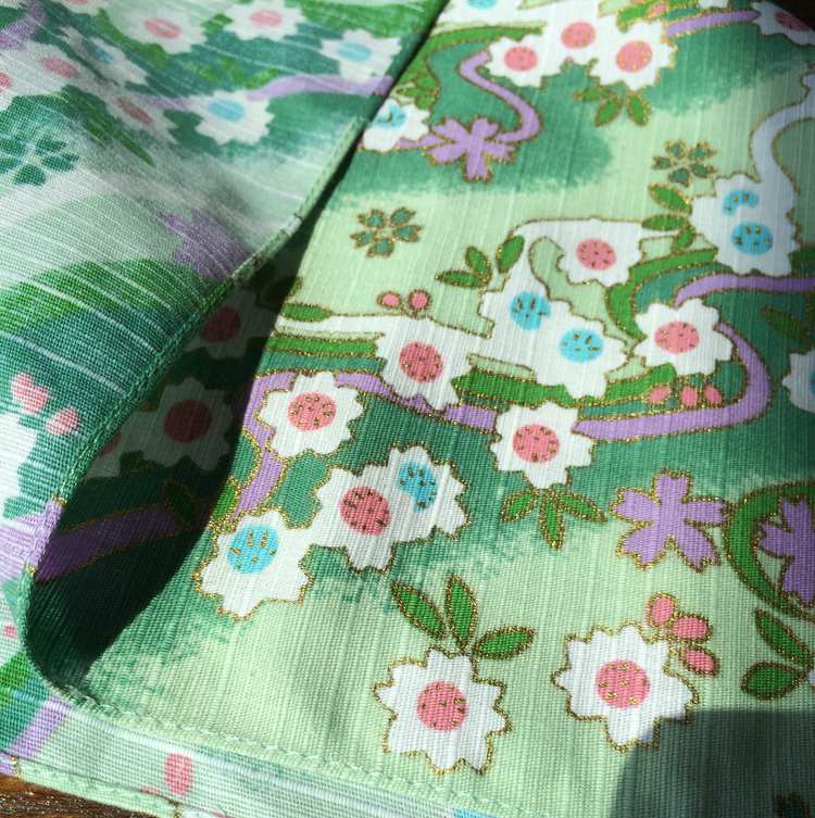 Super good quality handkerchief large square towel Japanese wind Lufu bento wrapping cloth cotton slub cotton placemat furoshiki 52