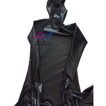 Spot price out latex zippered tights one-piece all-bag gel coat face neck into transparent goods