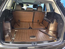 Volkswagen Tu Ang x solid wood trunk mat Ton 7-seat back mat special wooden wood floor fully enclosed tail box mat