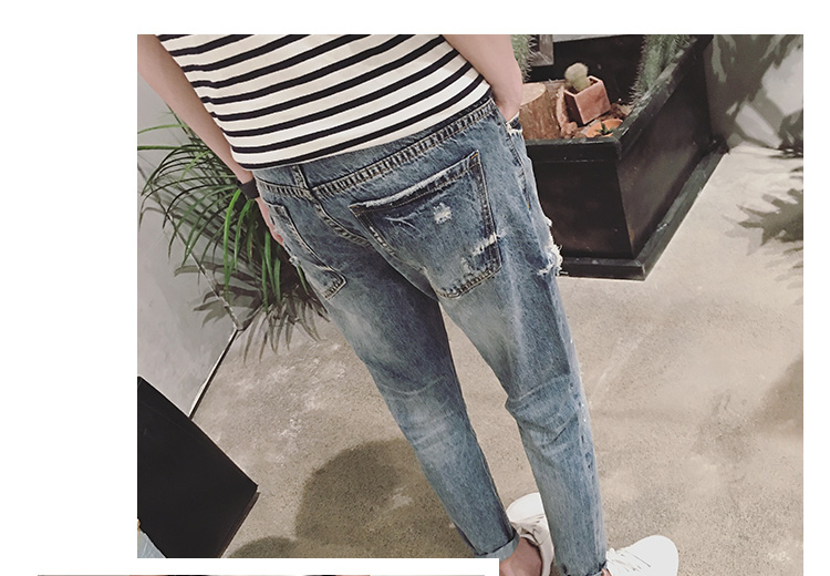 Jeans pour adolescent pieds Slim BWXD pour été - Ref 1485086 Image 53