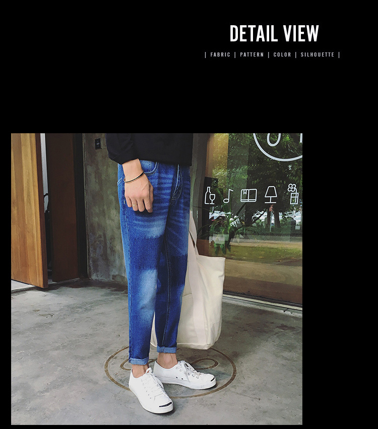 Jeans pour adolescent pieds Slim BWXD pour automne - Ref 1484924 Image 51