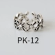 S925 sterling bạc ngón tay nhẫn nữ hipster tối giản kết hợp với chuỗi ngọc mở vòng trang sức Hàn Quốc nhan kim cuong
