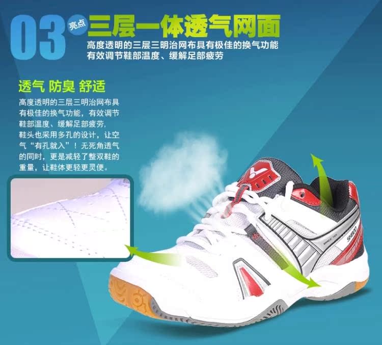 Chaussures de Badminton uniGenre VICTOR SH-800 - Ref 865061 Image 38