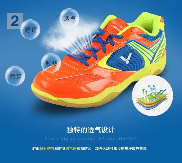 Chaussures de Badminton uniGenre VICTOR SH-330 - Ref 865064 Image 16