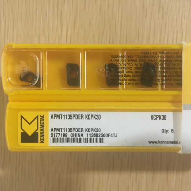 American Kennametal CNC blade KENNAMETAL turning blade APMT1135PDER-FS KCPK30