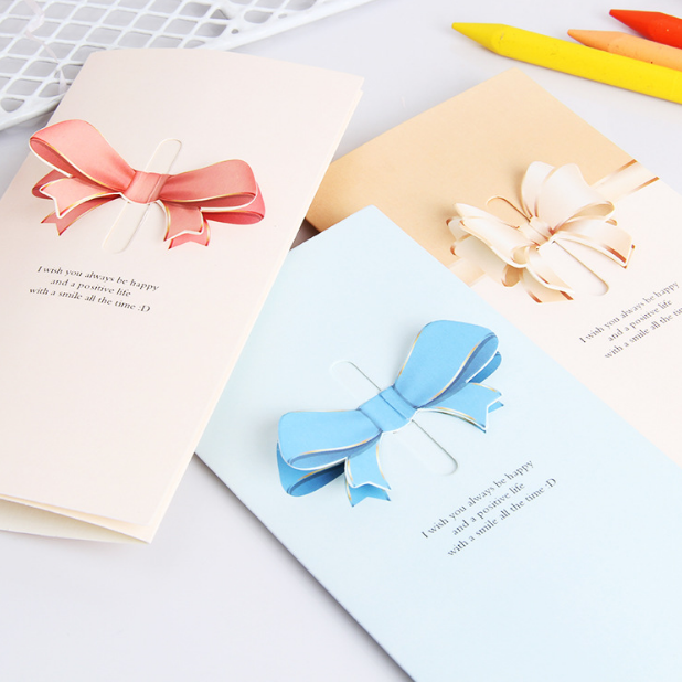 Creative Loving Greeting Cards Butterfly Knot Birthday Wishes Cards Thanks To Card Holiday Universal Message Cards Greeting Cards