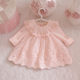 Children's dress 2021 spring and summer new Korean version of baby girl foreign style princess dress 0-1 years old infant doll dress