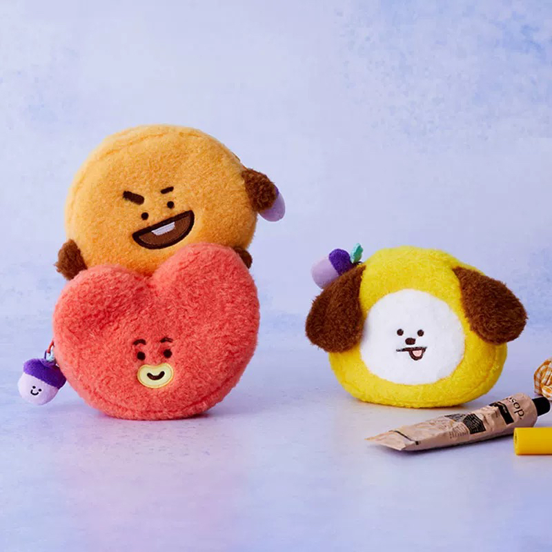 Line Friends Bt21 Bts Hope Series Plush Doll Bag Charm Backpack Pendant Keychain