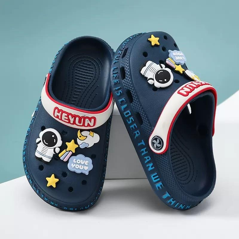 British Magkiss Kidsren's Sandals, Boys' Summer Sandals, Clogs, Girls' Baby Non-Slip Beach Shoes — 6