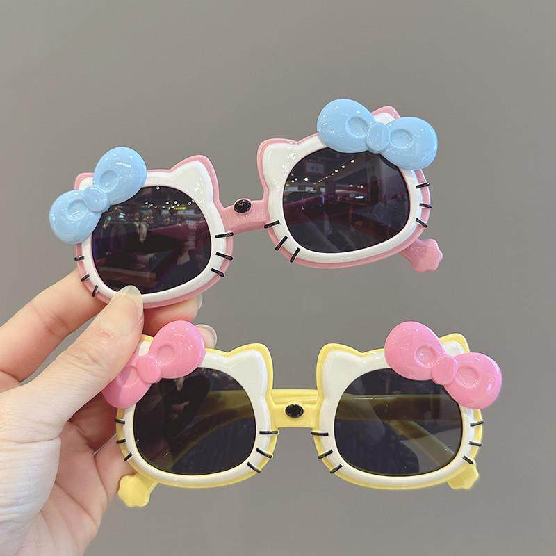 Британские детские солнцезащитные очки MAGKISS для девочек baby cute Kitty Солнцезащитные очки с солнцезащитным козырьком и защитой от ультрафиолета