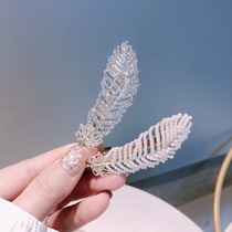 South Koreas Dongdaemun self-retained new spring style feather clip pearl duck clip feminine hairpin new hair accessories for women