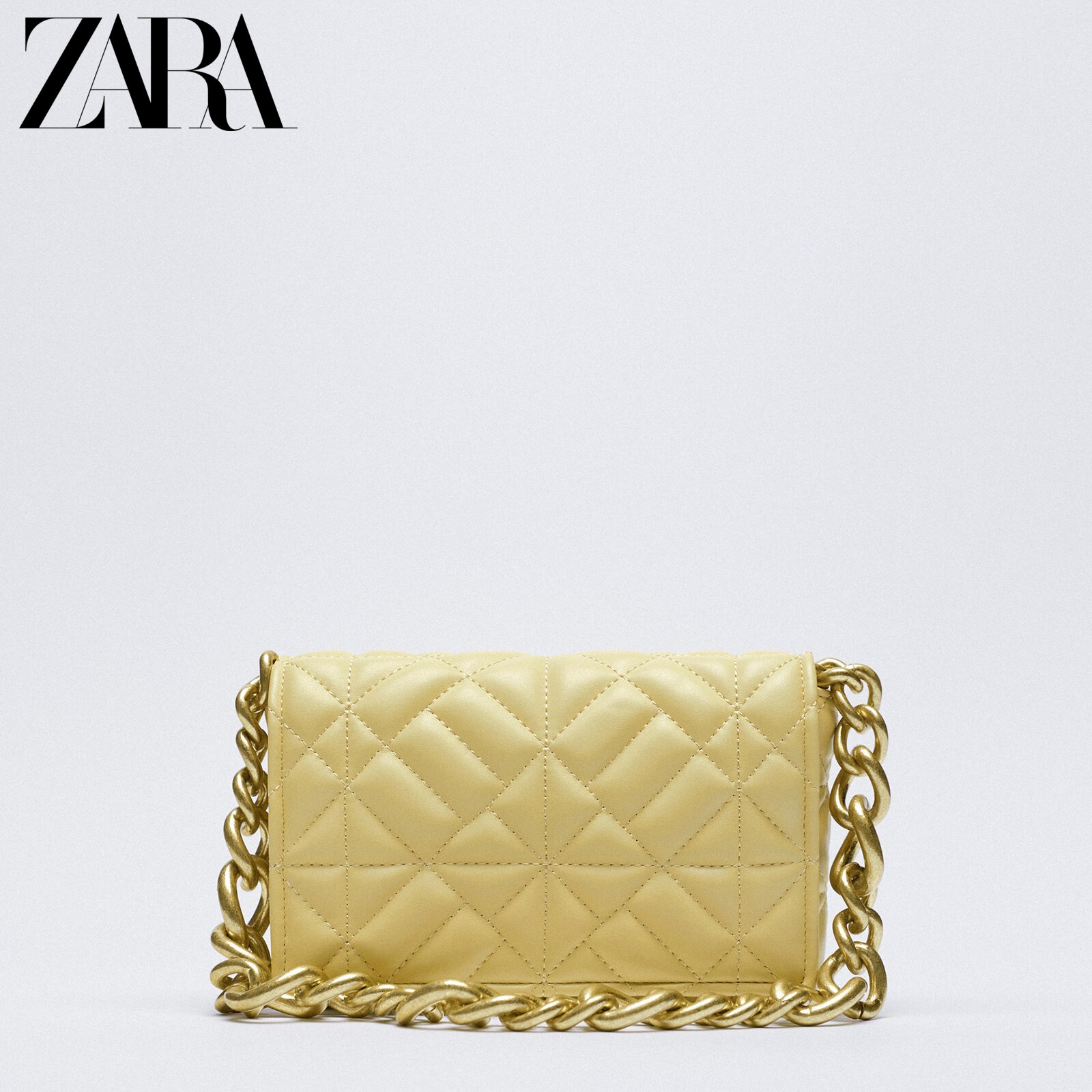 YellowZARA Female bag summer 2021 new pattern fashion Versatile chain Quilting The single shoulder bag Axillary bag