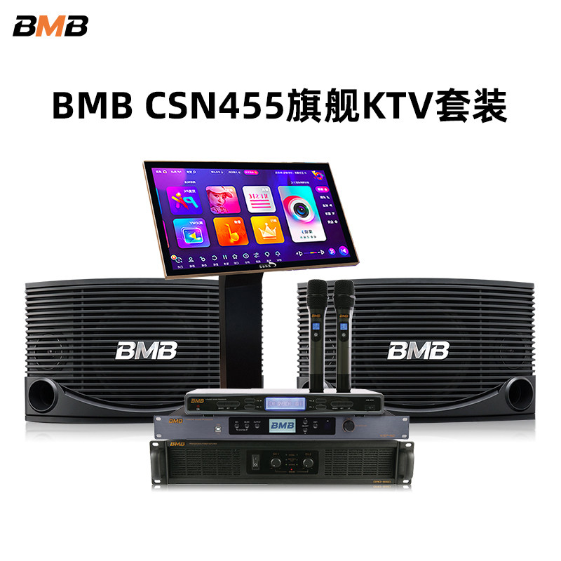 BMB CSN 455 sound combination professional family KTV karaoke dot singer amplifier microphone suite