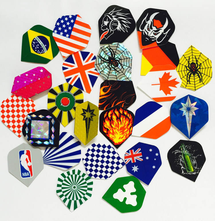 Dart wing Needle dart tail British American flag dart wing PVC tail dart pin accessories