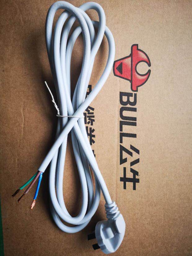 Bull Mobile Socket Line Three-Eye Plug Live Source Line 2 m 3 m 5 m Indenter Bag Extended Line Extension Cord
