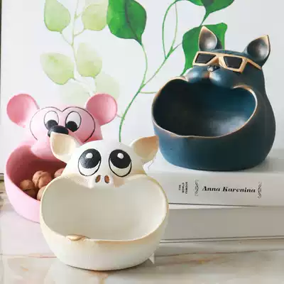 BAIXUN BAIXUN entry door animal key storage layer rack porch desktop storage box living room creative cartoon ornaments