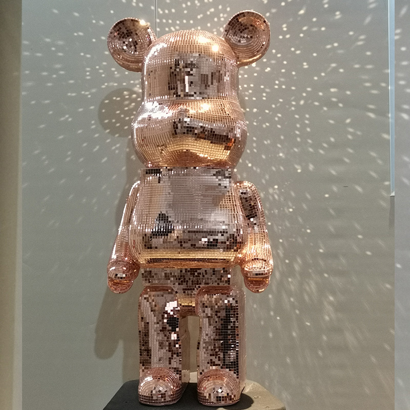 Violent Bear Big Fittings Net Red Living Room TV cabinet decorated Joe New House Gifts light luxury high-grade floor decoration