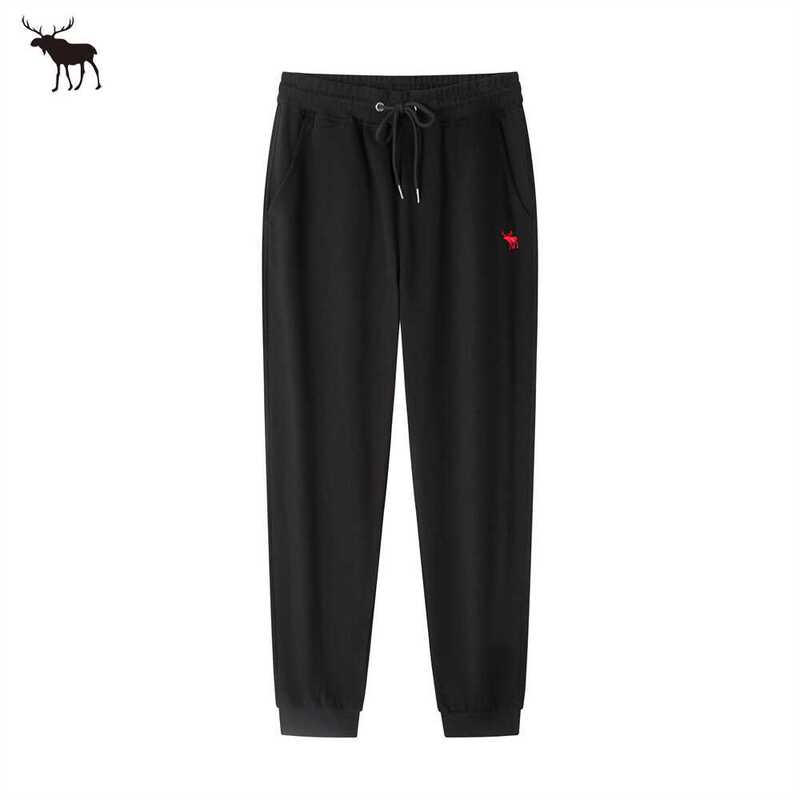 Men's Casual Sweatpants Joggers European and American Style Large Size Spring and Autumn Af Terry Jogger Cuffed Long Pants Solid Color Men's Casual Sweatpants Joggers European and American Style Large Size Spring and Autumn Af Terry Jogger Cuffed Long Pants Solid Color