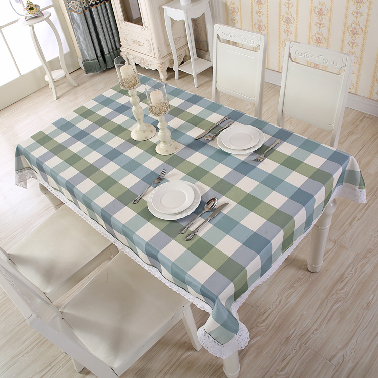 Tea table cloth waterproof anti-stamping and oil-resistant refined round table tea several round-table rectangular