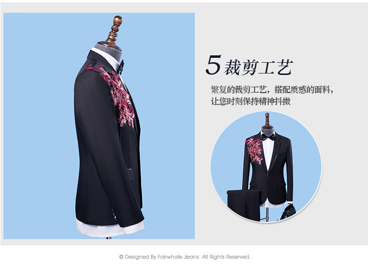 Bộ đồ vest nam mùa xuân mỏng phù hợp với kích thước lớn quần short nam