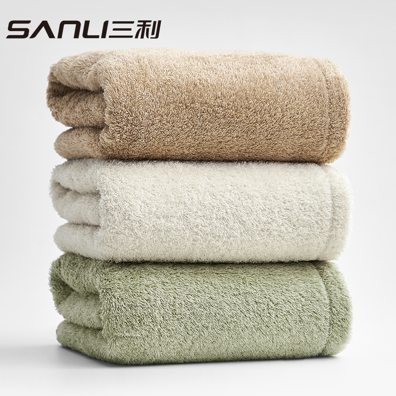 Three Ley Organic Cotton Bath Towels Home Pure Cotton Suction Water Speed Dry Without Hair All Cotton Towel Soft Adult Men And Women Wrap
