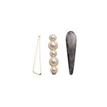 VEGA CHANG3 set Pearl hairpin female headgear clip liu hai jia word clip Ms. hairclip edge clamp