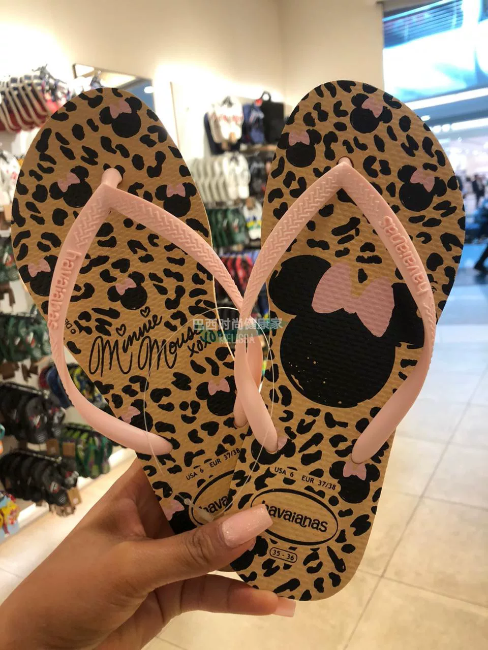 Новая точка Бразилия счётчик подлинные Havaianas Havana Mouse Mouse Mi Ni тибетский женский Body Drag