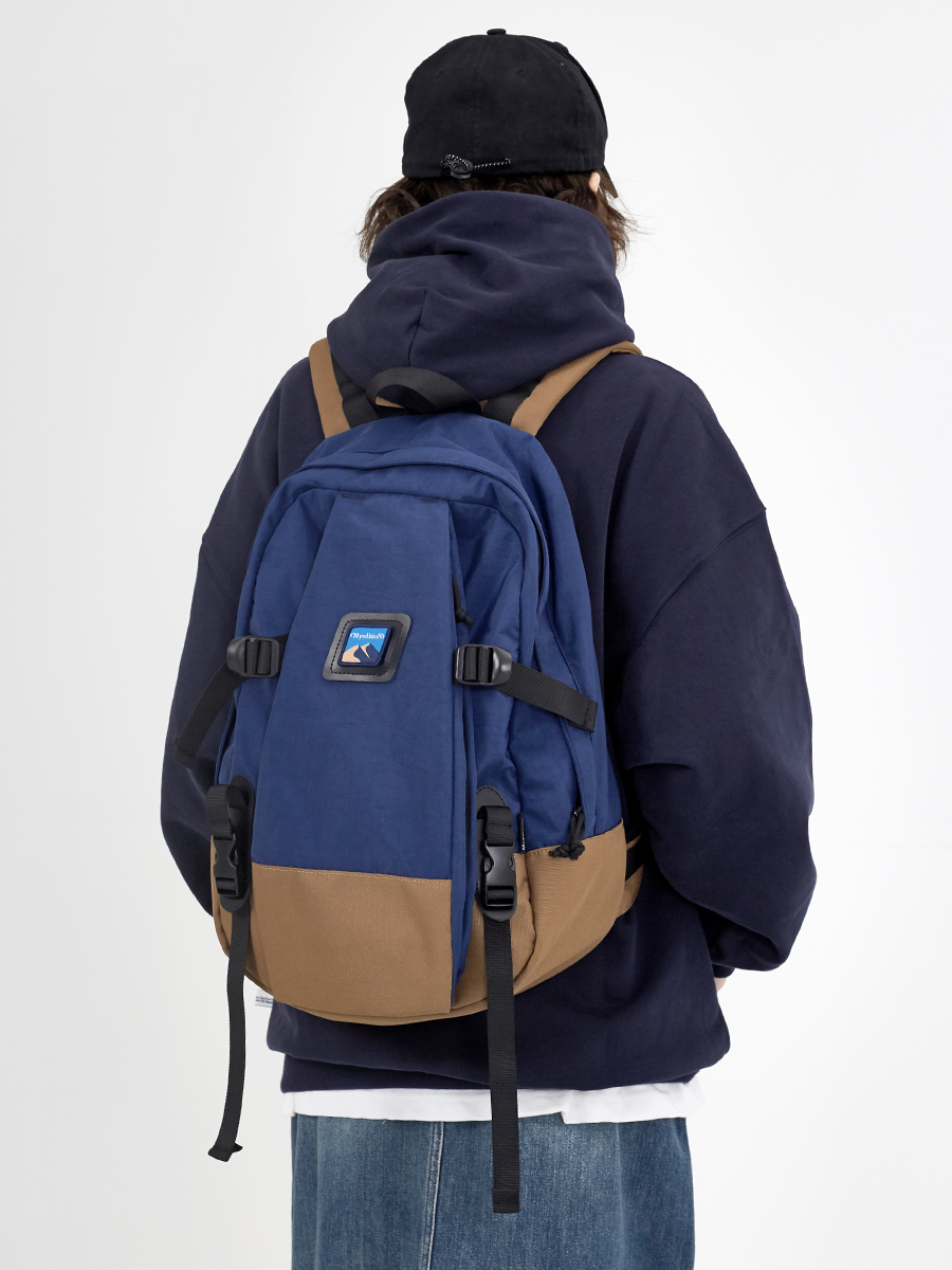 BI -Shoulder Bag Tide Thương hiệu Nhật Bản Retro Outdoor Mountain Camping Ins lớn Máy tính chống thấm nước Máy tính Backpack Backpack sinh viên túi balo du lịch túi xách du lịch nam Túi du lịch