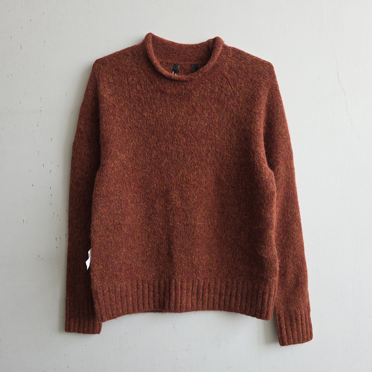 360259 Multi-Size Men's Sweater, American Style, Banana-Shaped, Alpaca Wool Blend, Rolled Collar, Pullover, Long-Sleeve Sweater 360259 Multi-Size Men's Sweater, American Style, Banana-Shaped, Alpaca Wool Blend, Rolled Collar, Pullover, Long-Sleeve Sweater