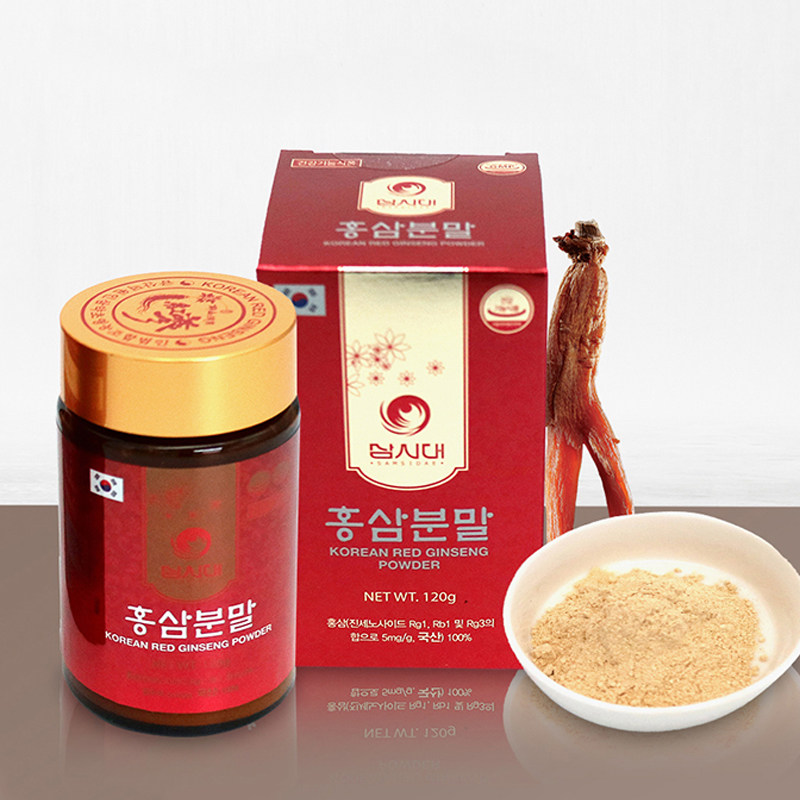 Korean Ginseng Era Red Ginseng Powder 120g Korean Ginseng Whole Ginseng Fatigue Memory Immunity Glucoside