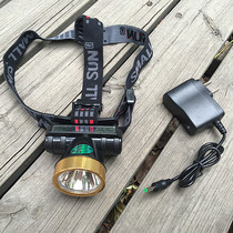 Strong light super bright ultra light headlight LED headlight charging headlight rechargeable Lithium electric headlight