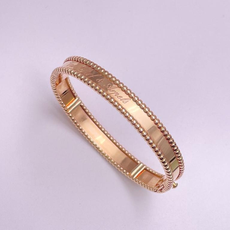 Vca/Van Cleef & Arpels Rose Kaleidoscope Bracelet Size S W64105