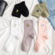 Long socks, women's mid-calf socks, cute Japanese pure cotton, trendy Internet celebrities, super popular spring and autumn pile socks, long stockings