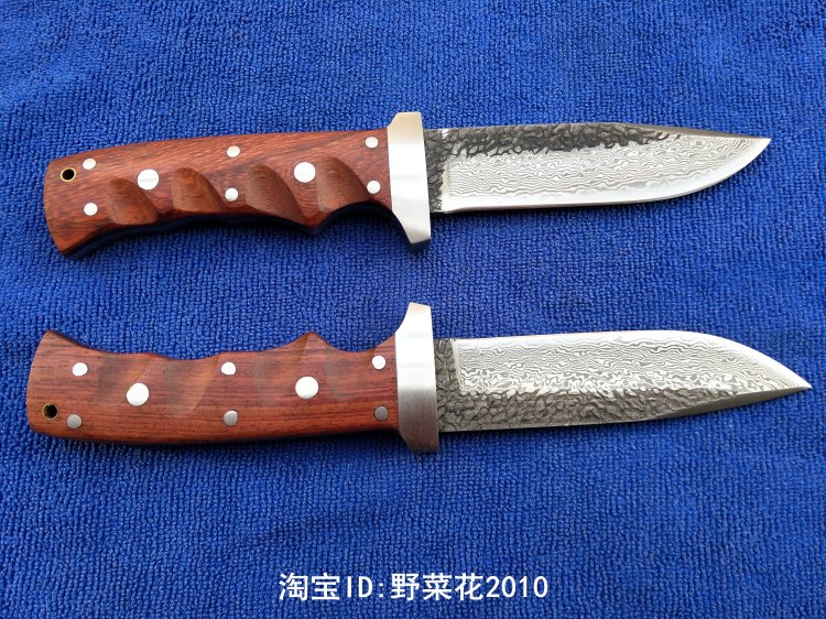 Handmade rèn tám xô sao nhỏ dao thẳng săn dao cắm trại ngoài trời tìm kiếm bộ sưu tập cuộc sống dao Thụy Sĩ dao sắc dao đa năng quân đội