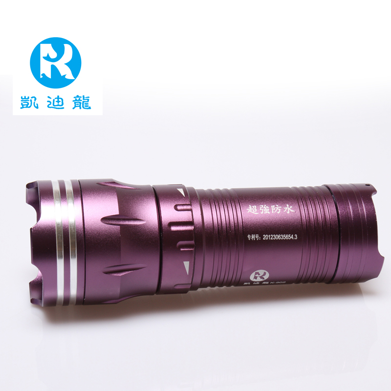 Factory direct selling Kaidilong K902 waterproof 5W dual light source fishing light zoom night fishing light buy one get four free