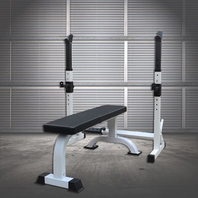 Home men's fitness barbell combination set dumbbell large flat stool one-piece 100 KG squat adjustable bench press