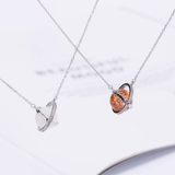 Детский сувенир, детская подвеска, ожерелье, серебряный браслет ручной работы, серебро 925 пробы