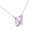 Детский сувенир, детская подвеска, ожерелье, серебряный браслет ручной работы, серебро 925 пробы