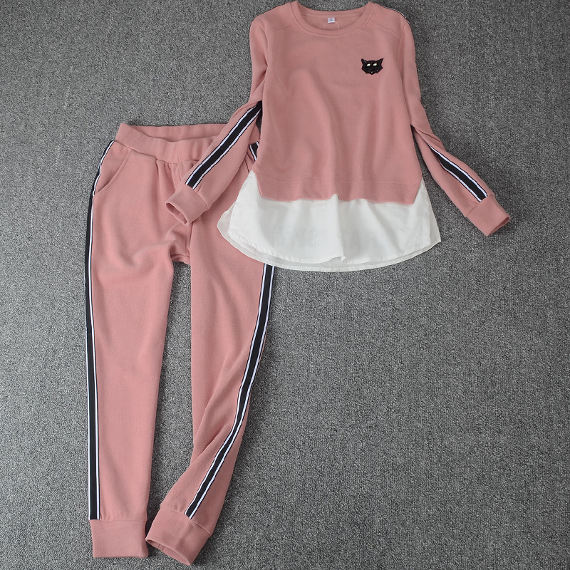 Sports suit women's autumn 2022 new casual fashion sweater loose long-sleeved fashionable age-reducing foreign style two-piece suit