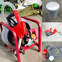 Manufacturers direct sales diesel electric pumping pump can move 12V24v automatic gun fuel tanker self - suction pump high power