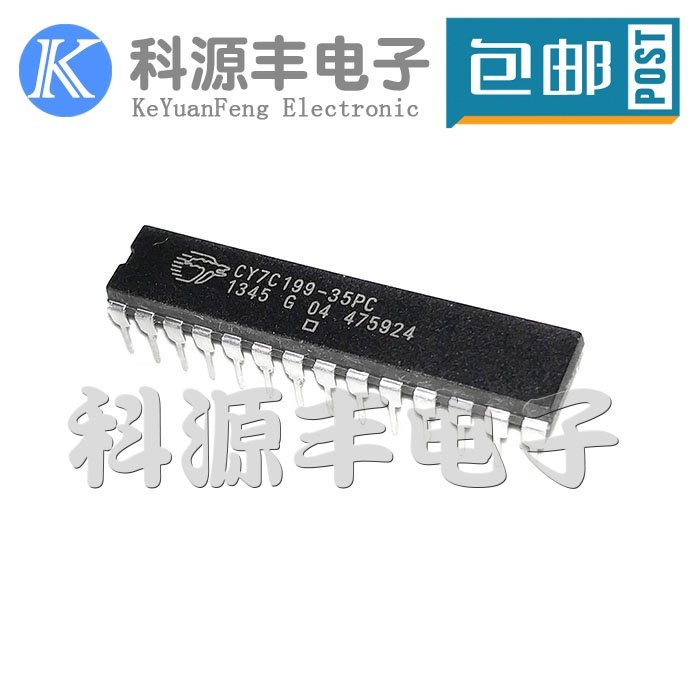 CY7C199-35PC CY7C199-35PC CY7C199 32K 32K x 8 static RAM DIP28 straight plug spot