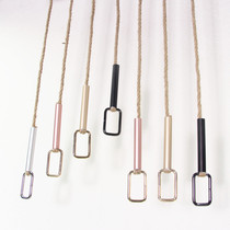 New product clothing store hanging ring clothes hanger display rack hemp rope retro hanger wall clothing rack clothes hanging chain