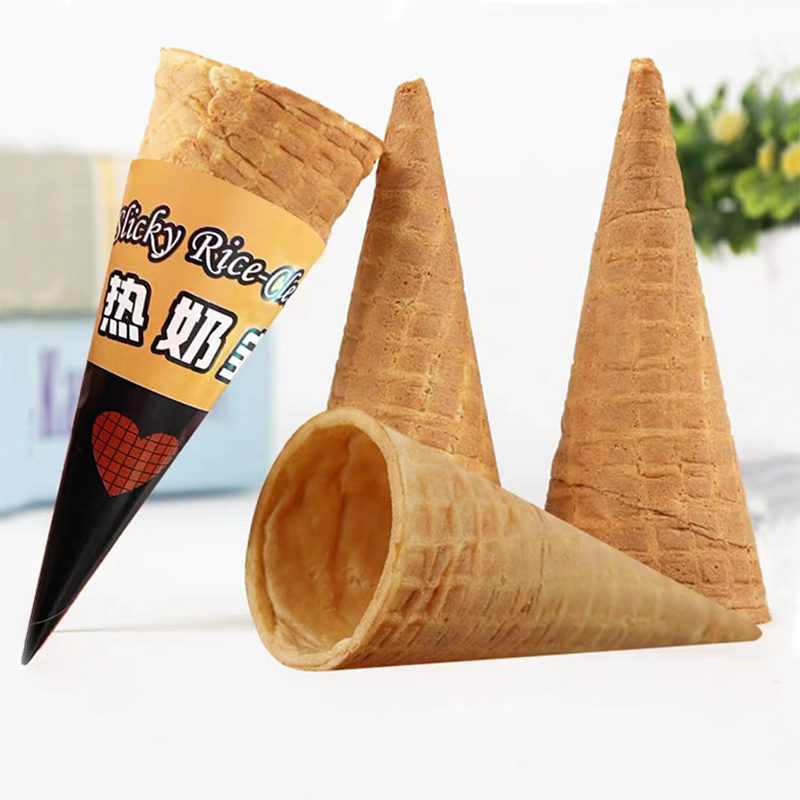 Ice Cream Egg Barrel Sweet Drum Crispy Leather Ice Cream Crisp Egg Roll Toshell Ice-cream Cake Decorated With Commercial Hot Milk-Taobao